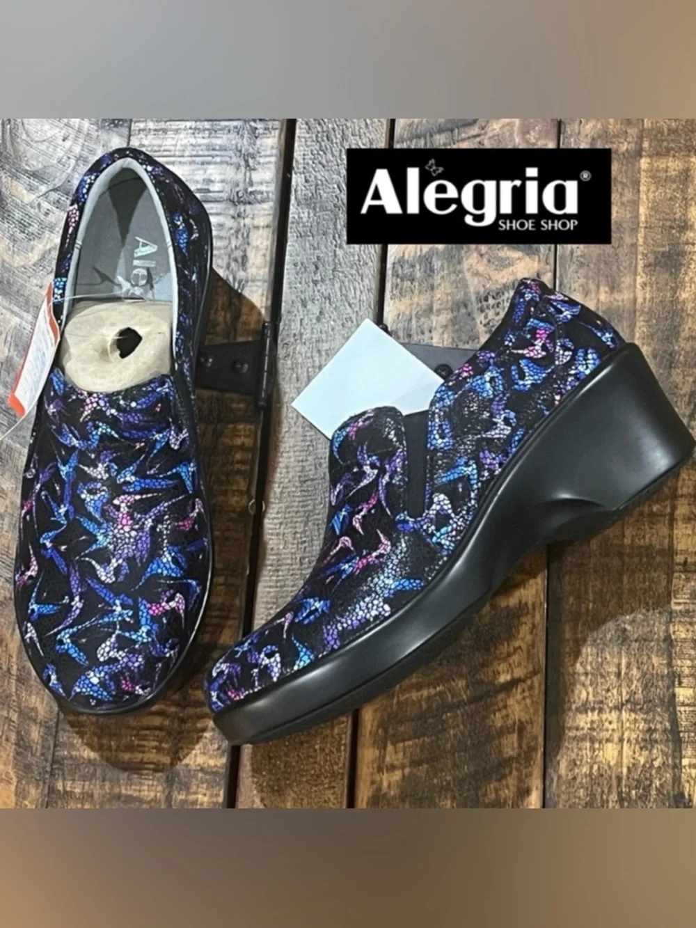 Alegria Eryn leather Career Eryn in Dancing Iris size EU 36